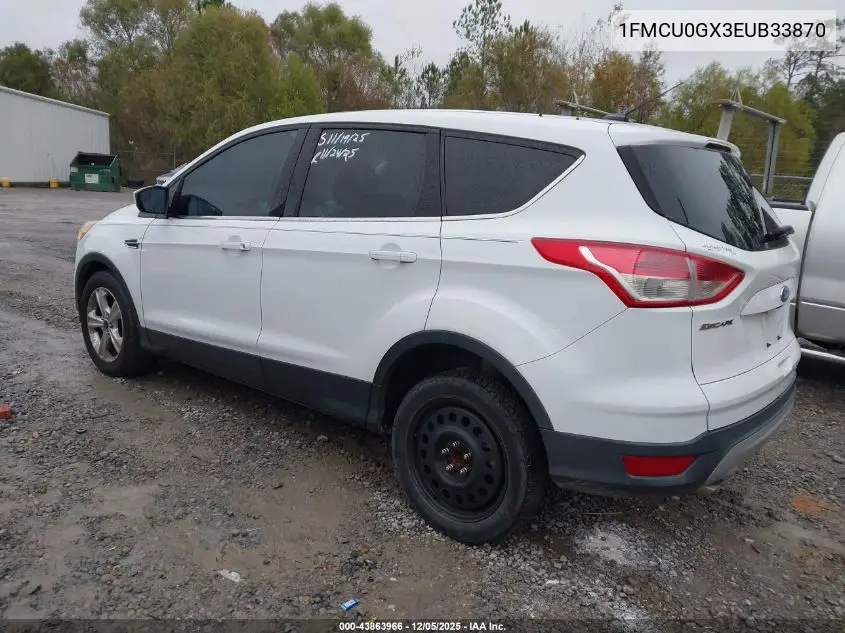 1FMCU0GX3EUB33870 2014 Ford Escape Se