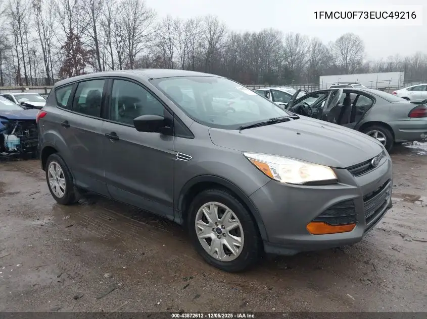 1FMCU0F73EUC49216 2014 Ford Escape S