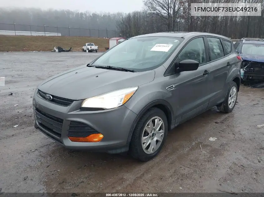 1FMCU0F73EUC49216 2014 Ford Escape S