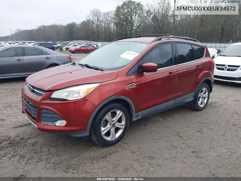 1FMCU0GXXEUE34572 2014 Ford Escape Se