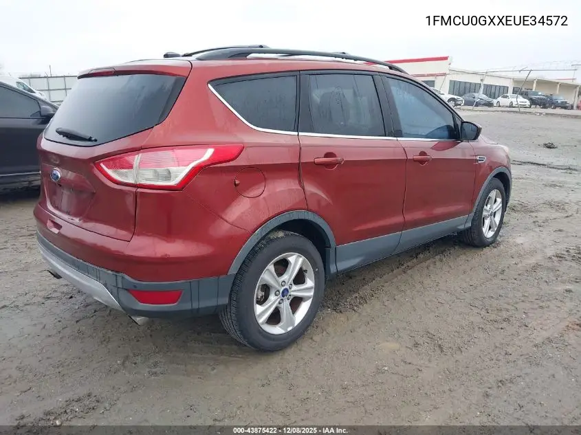 1FMCU0GXXEUE34572 2014 Ford Escape Se