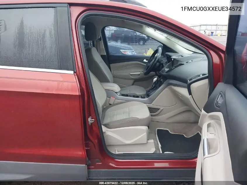 1FMCU0GXXEUE34572 2014 Ford Escape Se