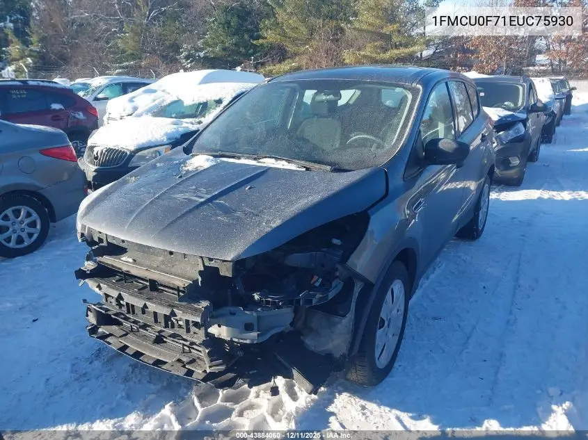 1FMCU0F71EUC75930 2014 Ford Escape S