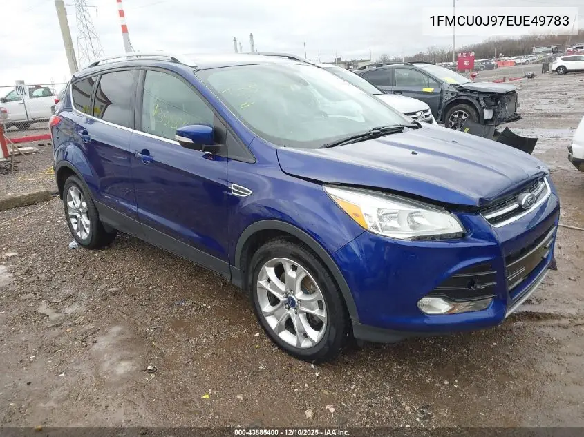 1FMCU0J97EUE49783 2014 Ford Escape Titanium