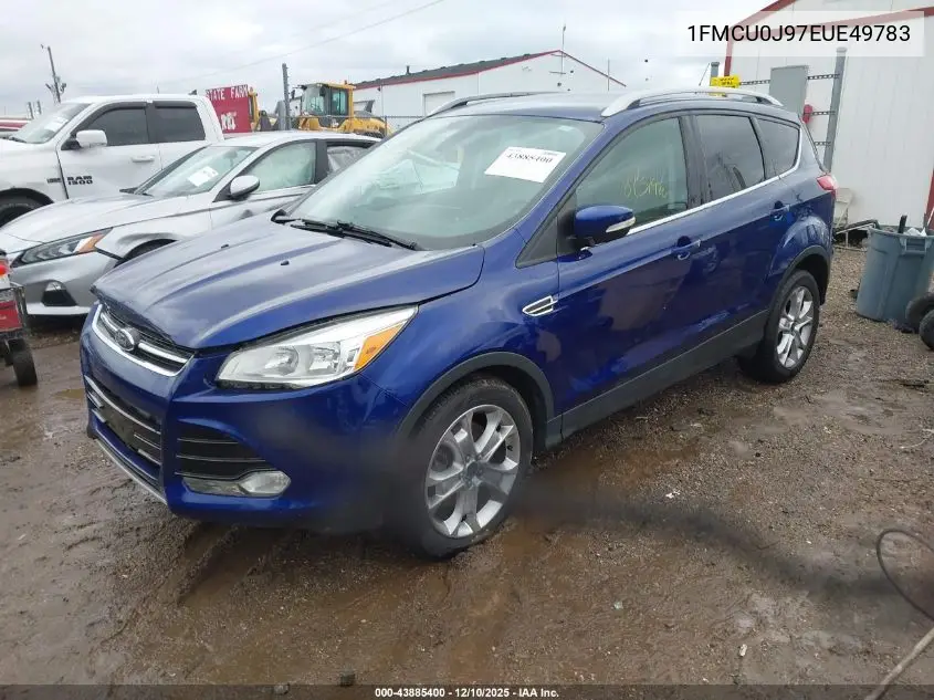 1FMCU0J97EUE49783 2014 Ford Escape Titanium