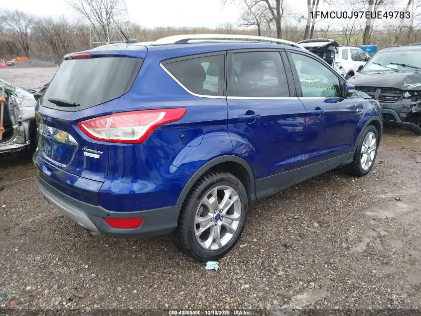 1FMCU0J97EUE49783 2014 Ford Escape Titanium