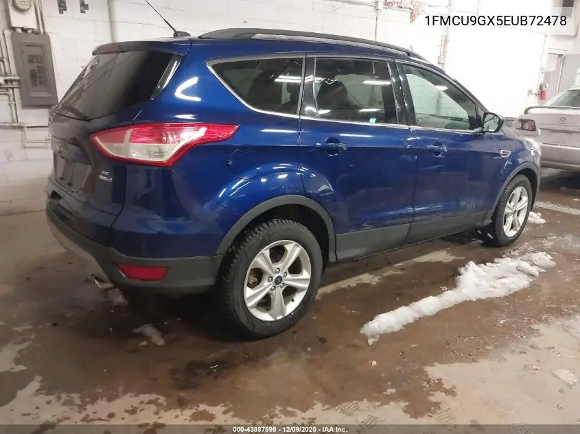 1FMCU9GX5EUB72478 2014 Ford Escape Se