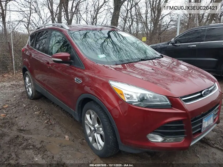 1FMCU0JX3EUC20421 2014 Ford Escape Titanium