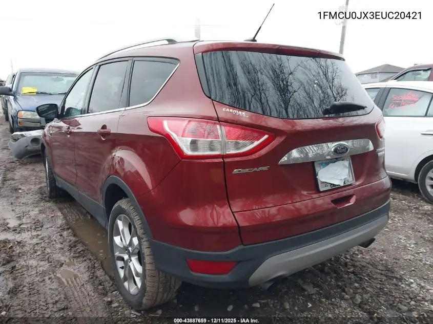 1FMCU0JX3EUC20421 2014 Ford Escape Titanium