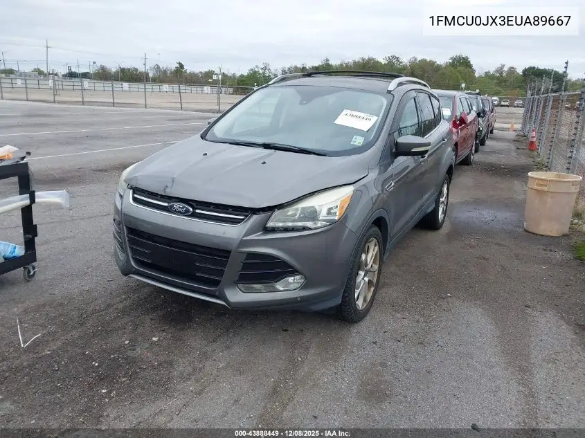 1FMCU0JX3EUA89667 2014 Ford Escape Titanium