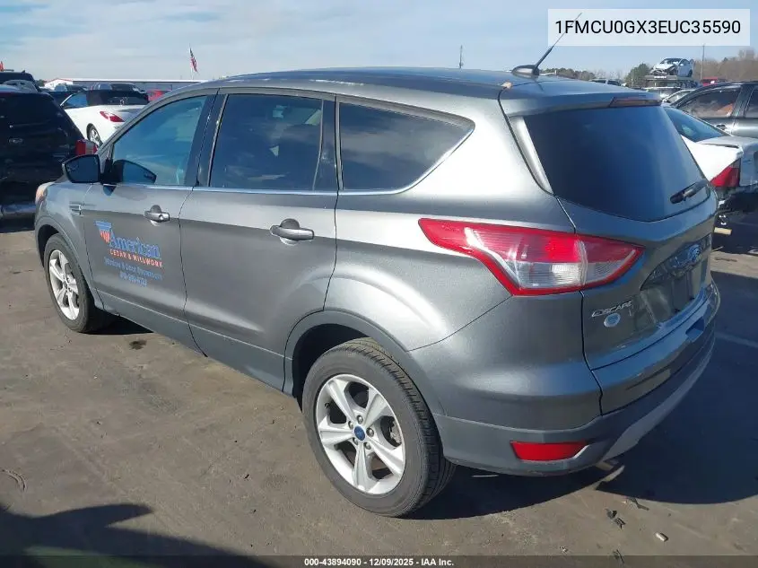 1FMCU0GX3EUC35590 2014 Ford Escape Se