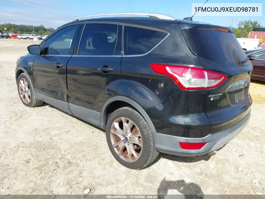 1FMCU0J9XEUD98781 2014 Ford Escape Titanium
