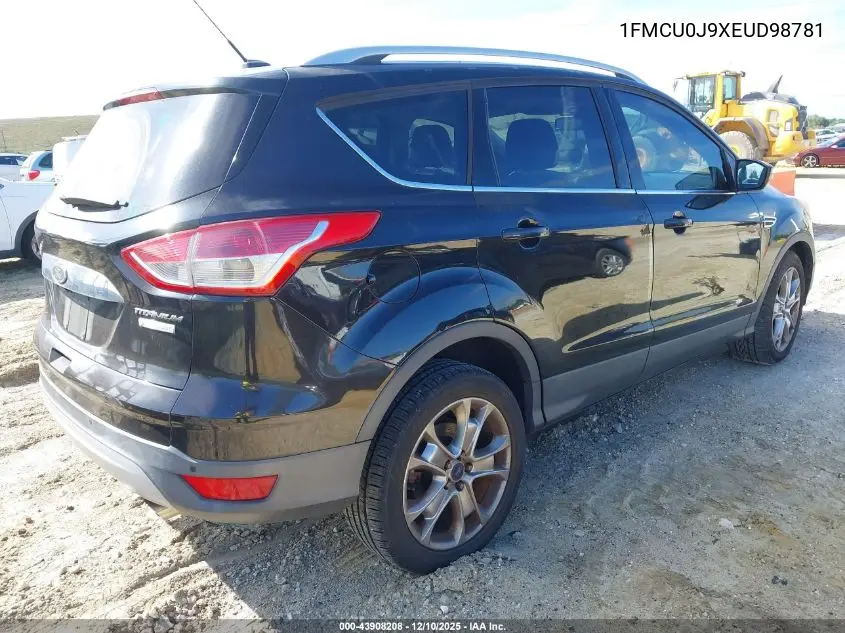 1FMCU0J9XEUD98781 2014 Ford Escape Titanium