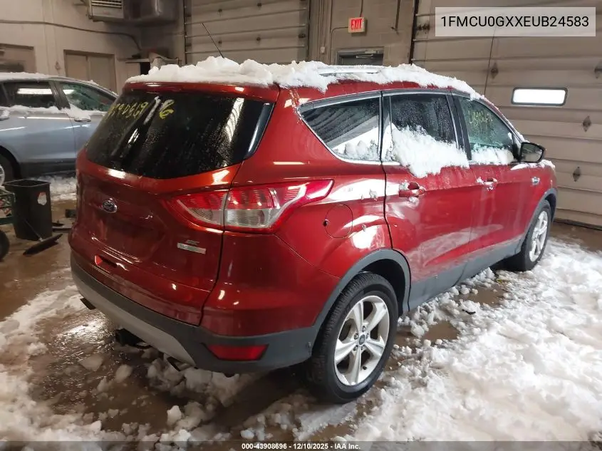 1FMCU0GXXEUB24583 2014 Ford Escape Se
