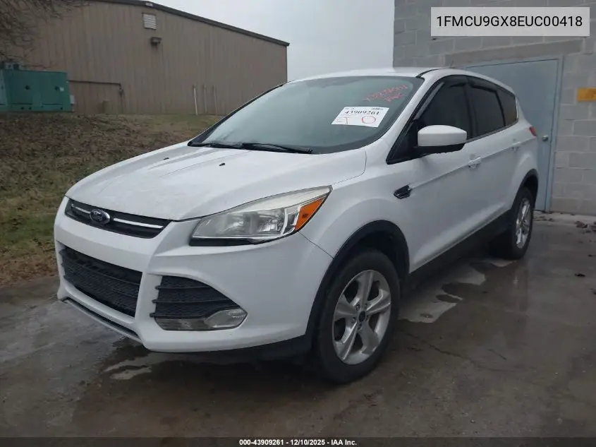 1FMCU9GX8EUC00418 2014 Ford Escape Se