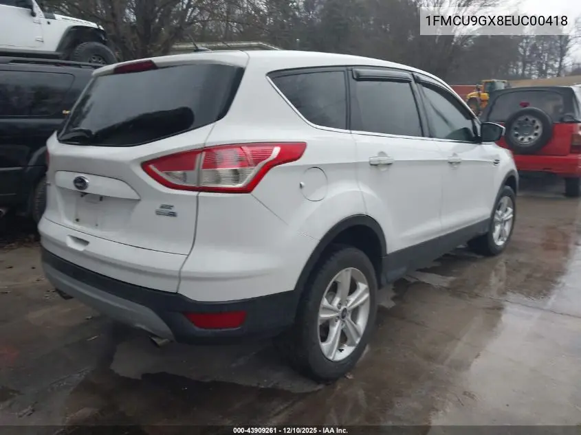 1FMCU9GX8EUC00418 2014 Ford Escape Se