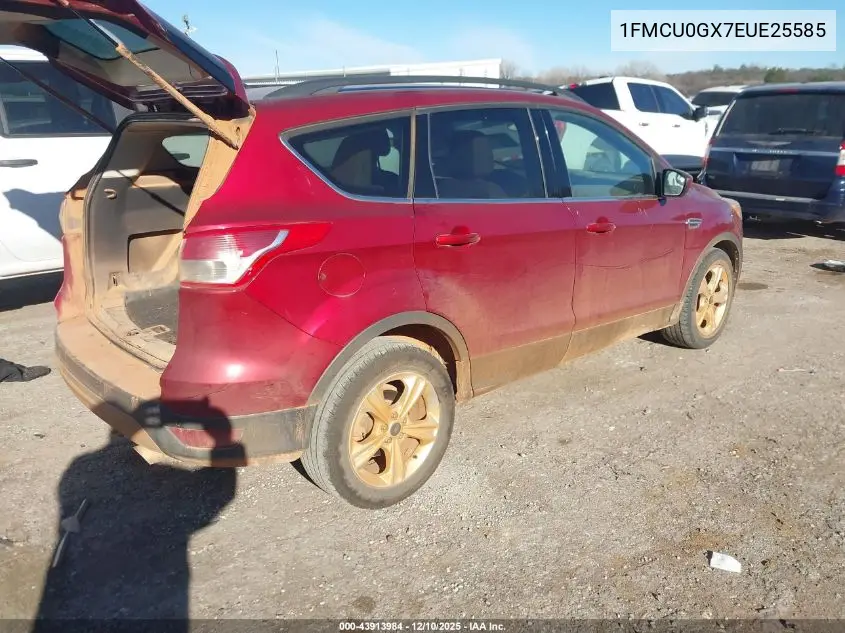 1FMCU0GX7EUE25585 2014 Ford Escape Se