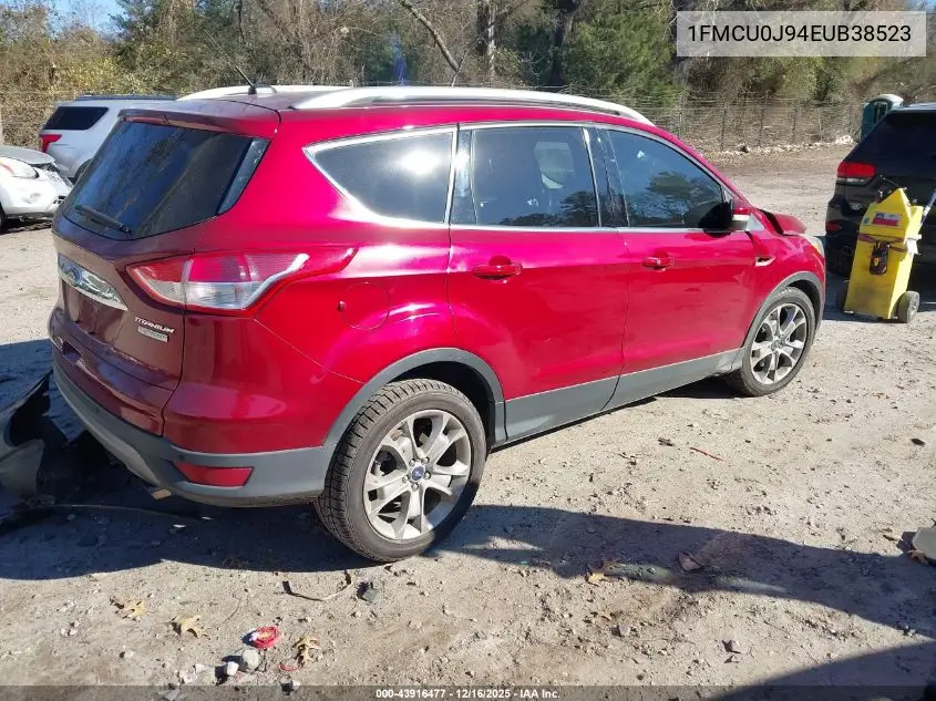 1FMCU0J94EUB38523 2014 Ford Escape Titanium
