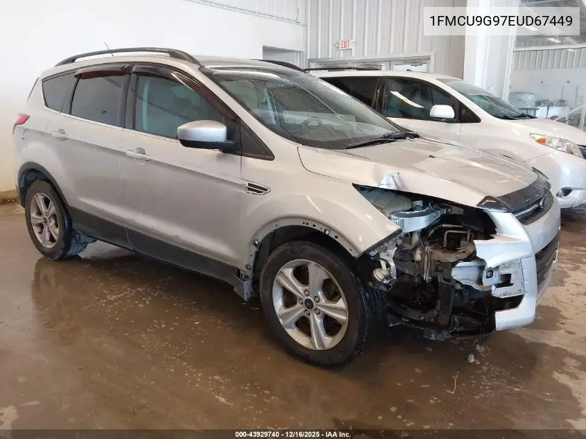 1FMCU9G97EUD67449 2014 Ford Escape Se