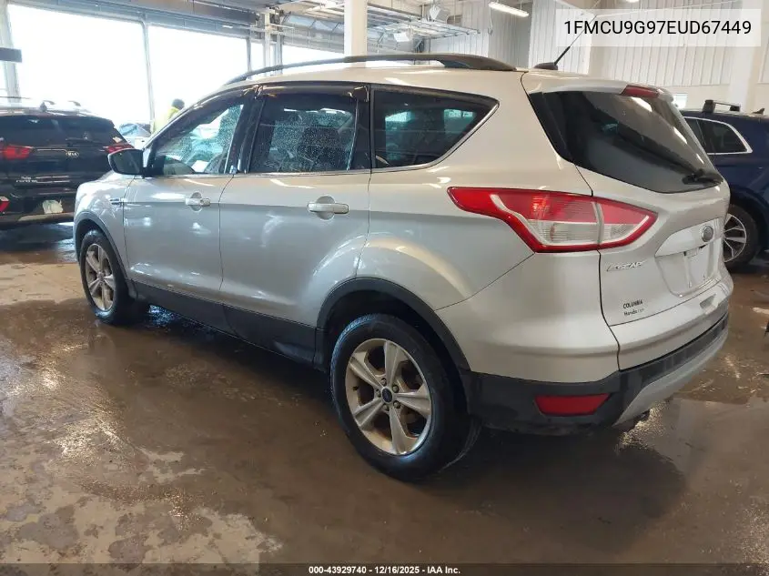 1FMCU9G97EUD67449 2014 Ford Escape Se