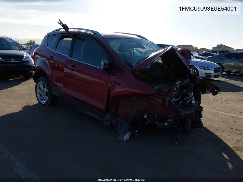 1FMCU9J93EUE54001 2014 Ford Escape Titanium