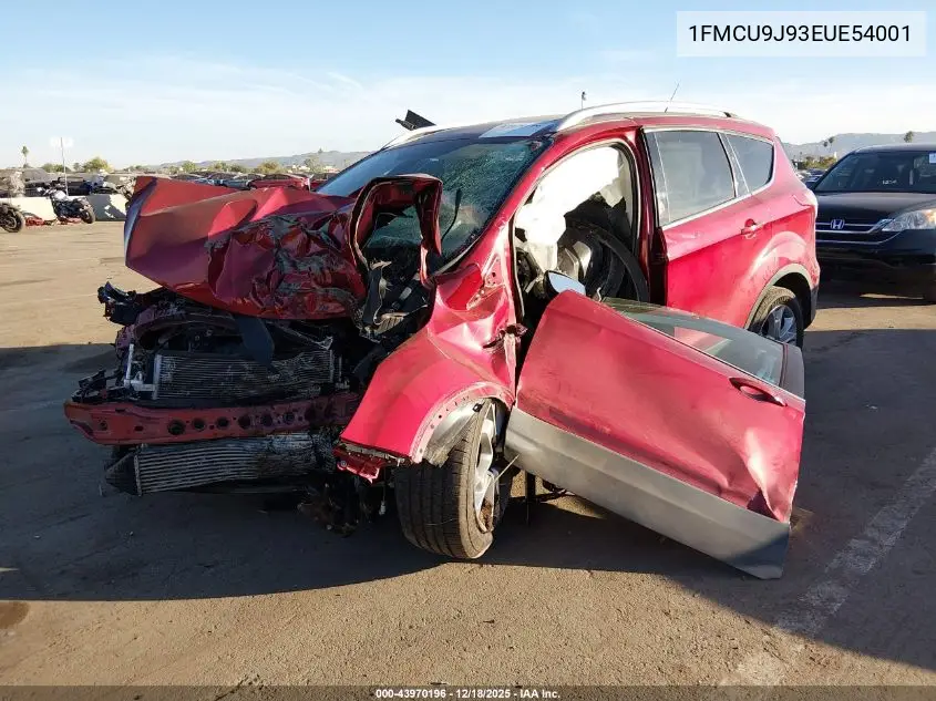 1FMCU9J93EUE54001 2014 Ford Escape Titanium