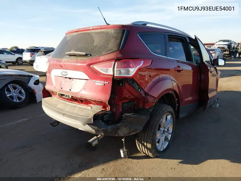 1FMCU9J93EUE54001 2014 Ford Escape Titanium