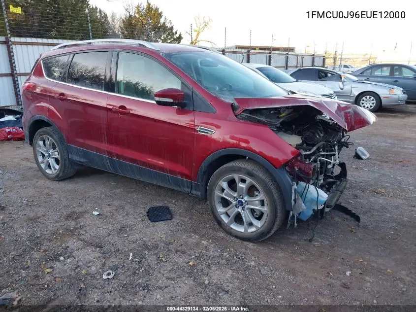 1FMCU0J96EUE12000 2014 Ford Escape Titanium