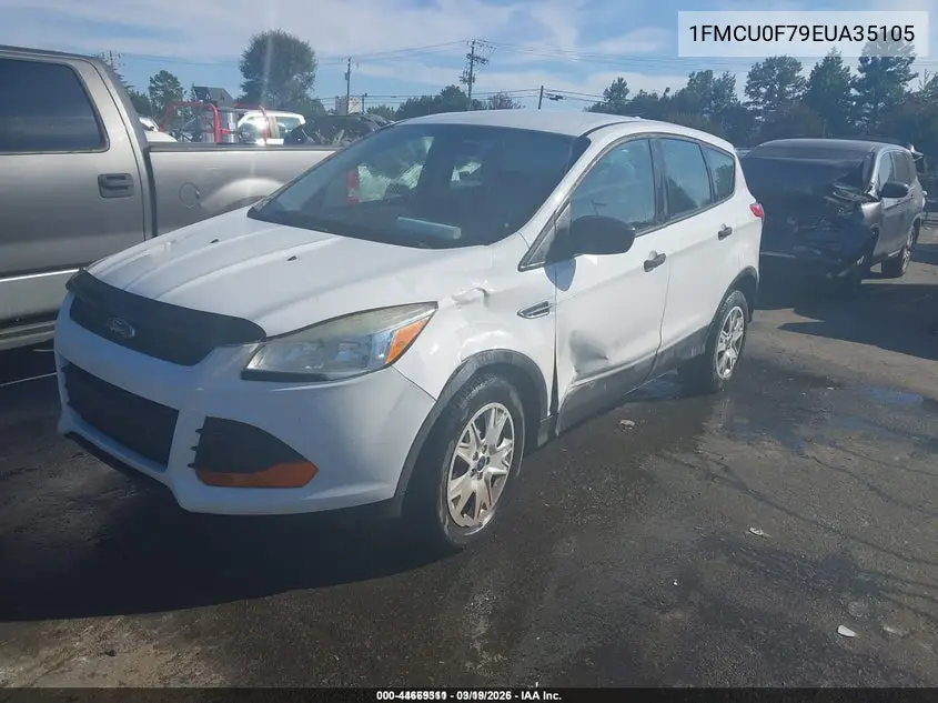 1FMCU0F79EUA35105 2014 Ford Escape S