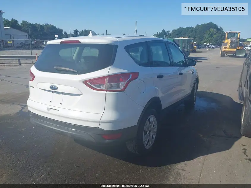 1FMCU0F79EUA35105 2014 Ford Escape S