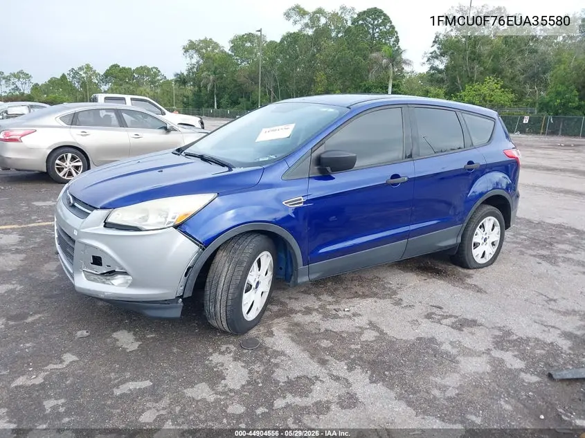 1FMCU0F76EUA35580 2014 Ford Escape S