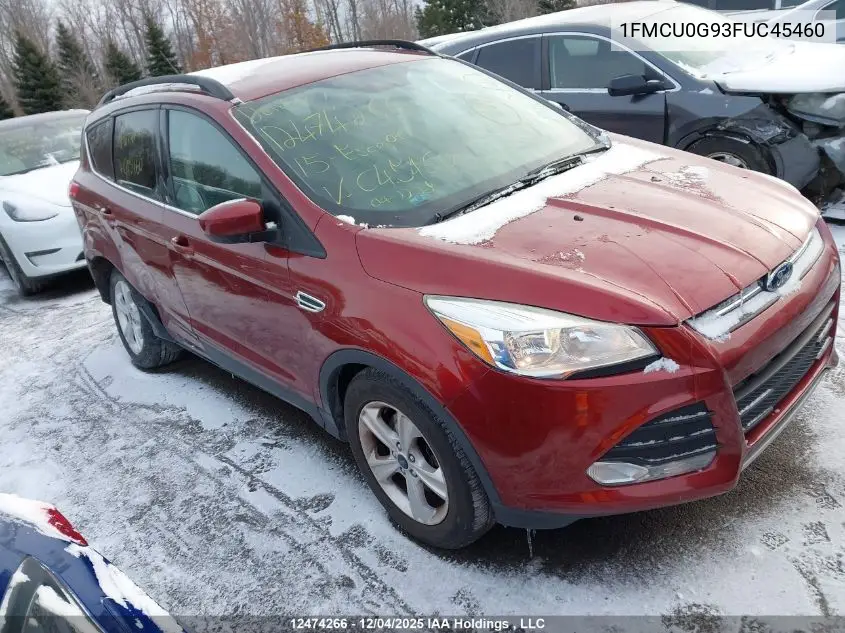 1FMCU0G93FUC45460 2015 Ford Escape Se