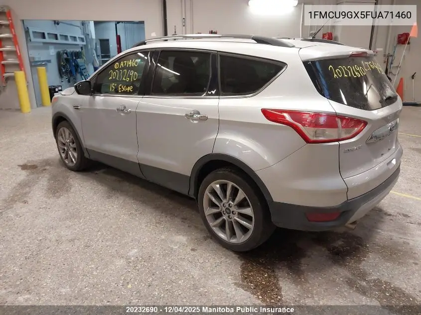 1FMCU9GX5FUA71460 2015 Ford Escape Se