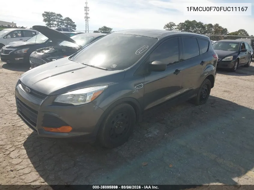 1FMCU0F70FUC11167 2015 Ford Escape S