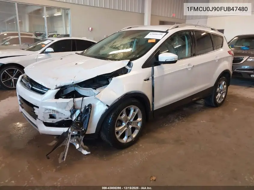 1FMCU0J90FUB47480 2015 Ford Escape Titanium
