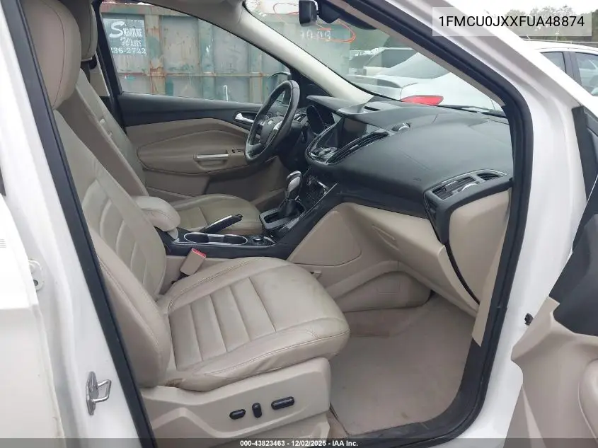 1FMCU0JXXFUA48874 2015 Ford Escape Titanium