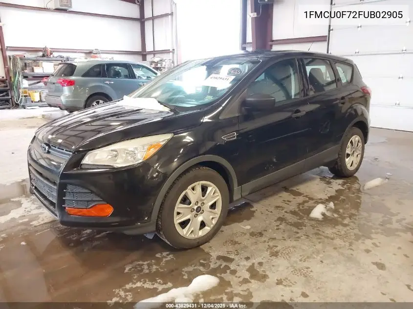 1FMCU0F72FUB02905 2015 Ford Escape S
