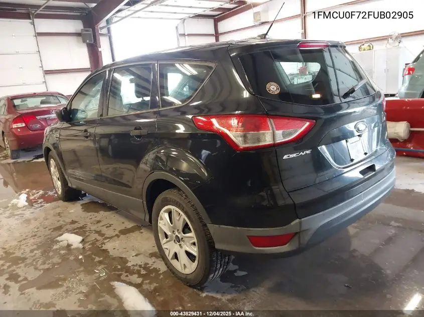 1FMCU0F72FUB02905 2015 Ford Escape S