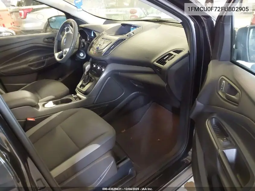 1FMCU0F72FUB02905 2015 Ford Escape S