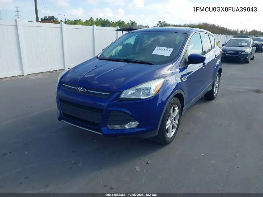 1FMCU0GX0FUA39043 2015 Ford Escape Se