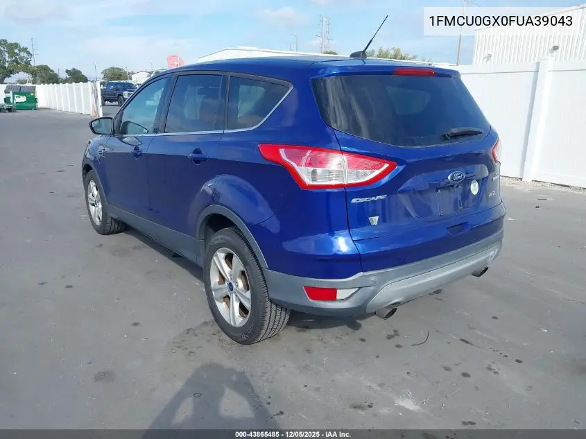 1FMCU0GX0FUA39043 2015 Ford Escape Se