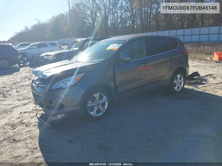 1FMCU0GX7FUB45148 2015 Ford Escape Se