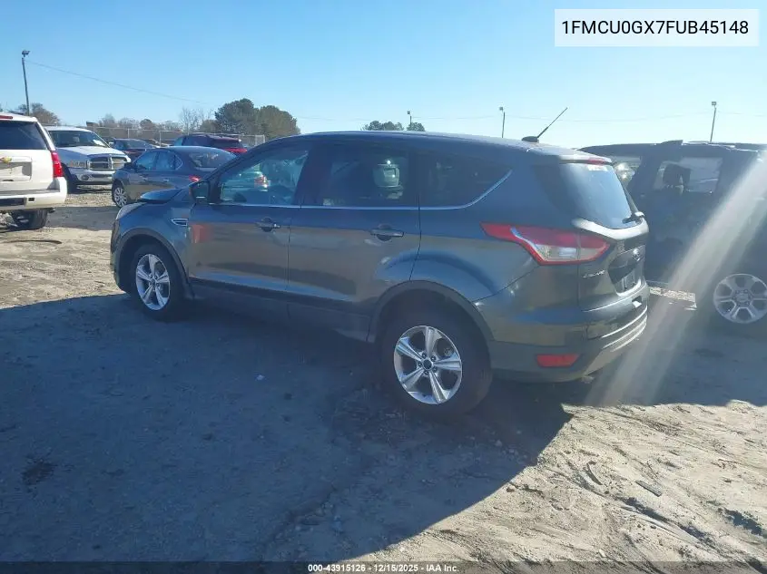 1FMCU0GX7FUB45148 2015 Ford Escape Se