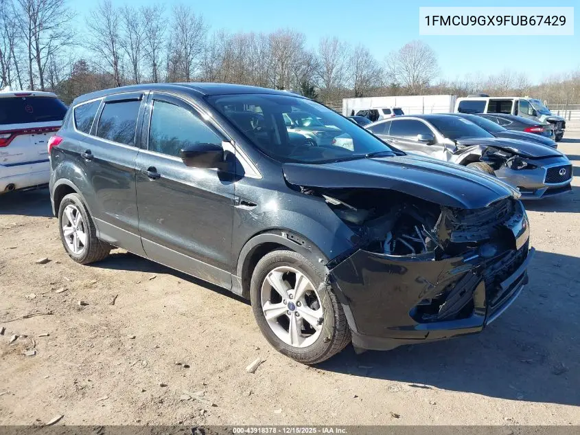 1FMCU9GX9FUB67429 2015 Ford Escape Se