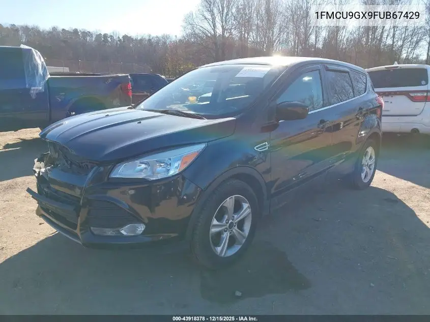 1FMCU9GX9FUB67429 2015 Ford Escape Se