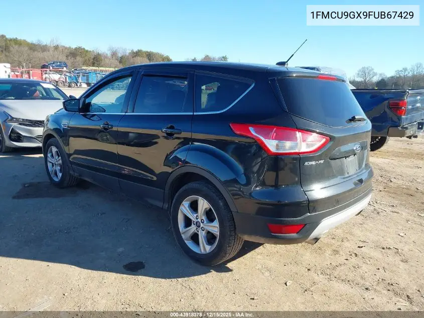 1FMCU9GX9FUB67429 2015 Ford Escape Se