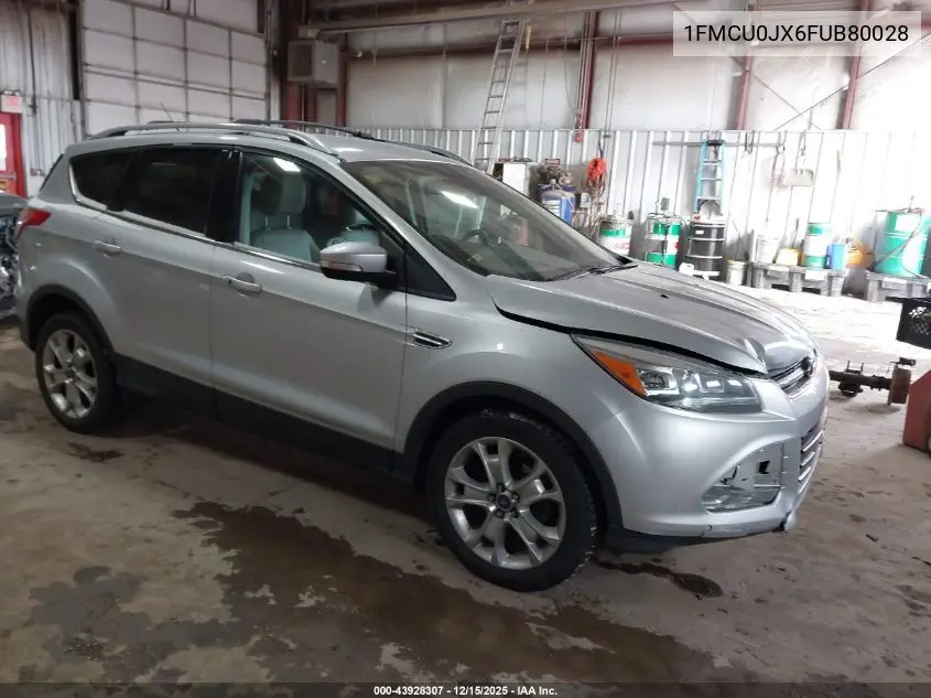 1FMCU0JX6FUB80028 2015 Ford Escape Titanium