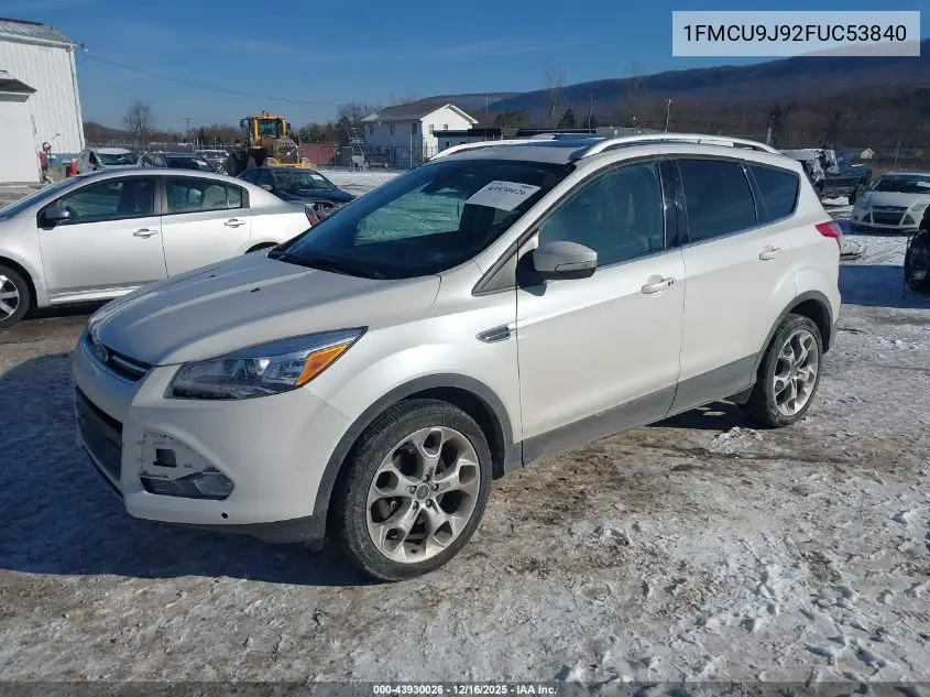 1FMCU9J92FUC53840 2015 Ford Escape Titanium