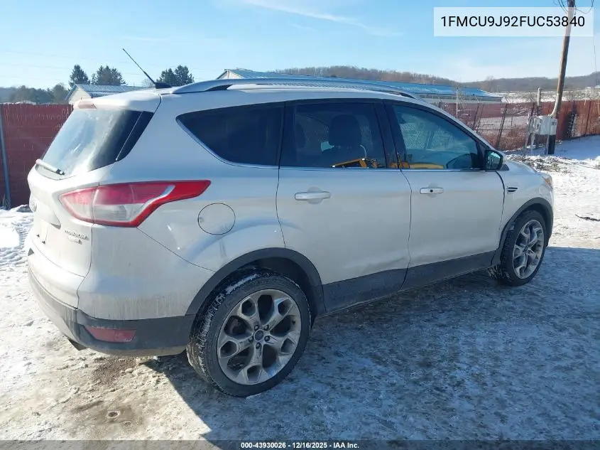 1FMCU9J92FUC53840 2015 Ford Escape Titanium