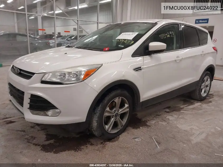 1FMCU0GX8FUC24022 2015 Ford Escape Se